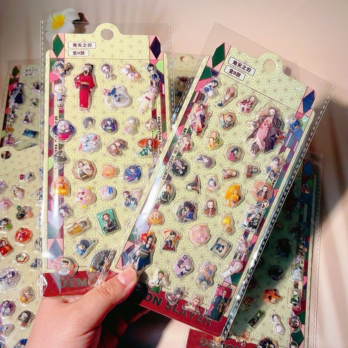 8Pcs Demon Slayer Agatsuma Zen - Memo Pad Sticky ulasan dan harga
