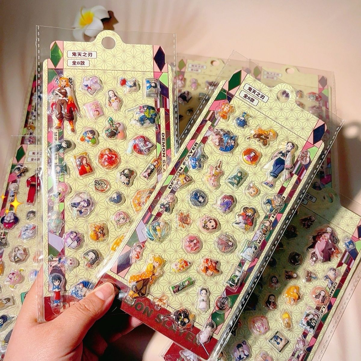 8Pcs Demon Slayer Agatsuma Zen - Memo Pad Sticky ulasan dan harga