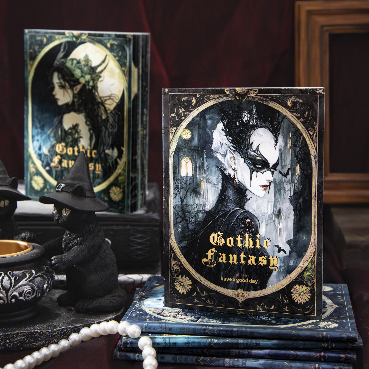 30sheets/bag Gothic Dark Fanta - Cardstock Paper Pack ulasan dan harga