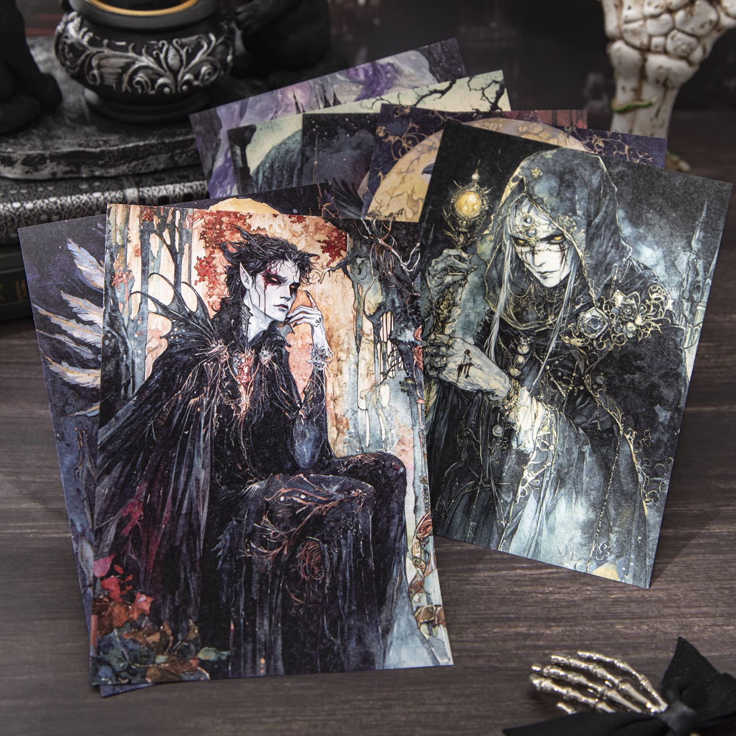 30sheets/bag Gothic Dark Fanta - Cardstock Paper Pack ulasan dan harga