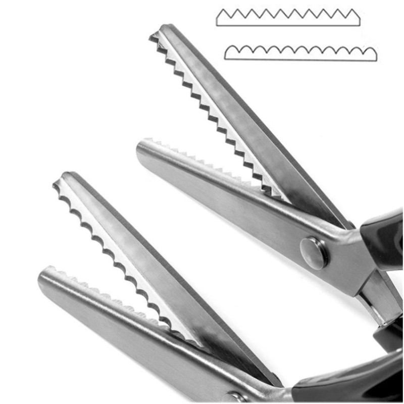 Stainless Steel Pinking Shears - Scissors Stainless Craft ulasan dan harga