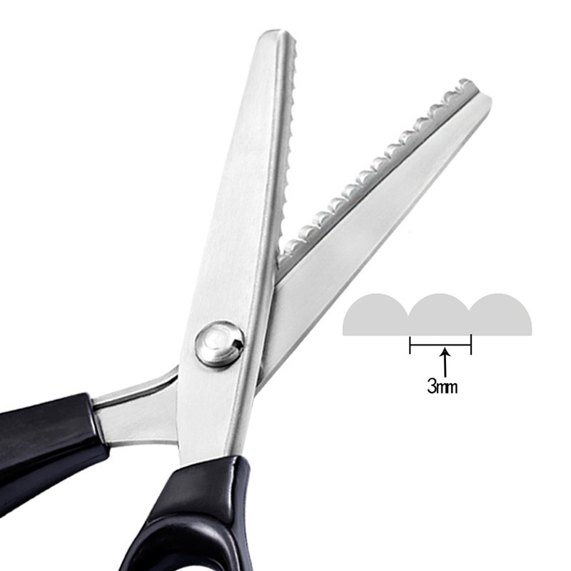 Stainless Steel Pinking Shears - Scissors Stainless Craft ulasan dan harga