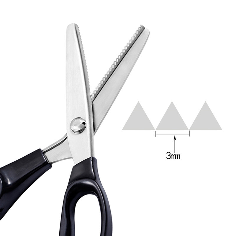 Stainless Steel Pinking Shears - Scissors Stainless Craft ulasan dan harga