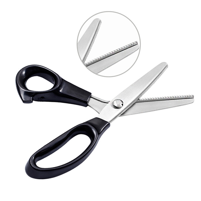 Stainless Steel Pinking Shears - Scissors Stainless Craft ulasan dan harga
