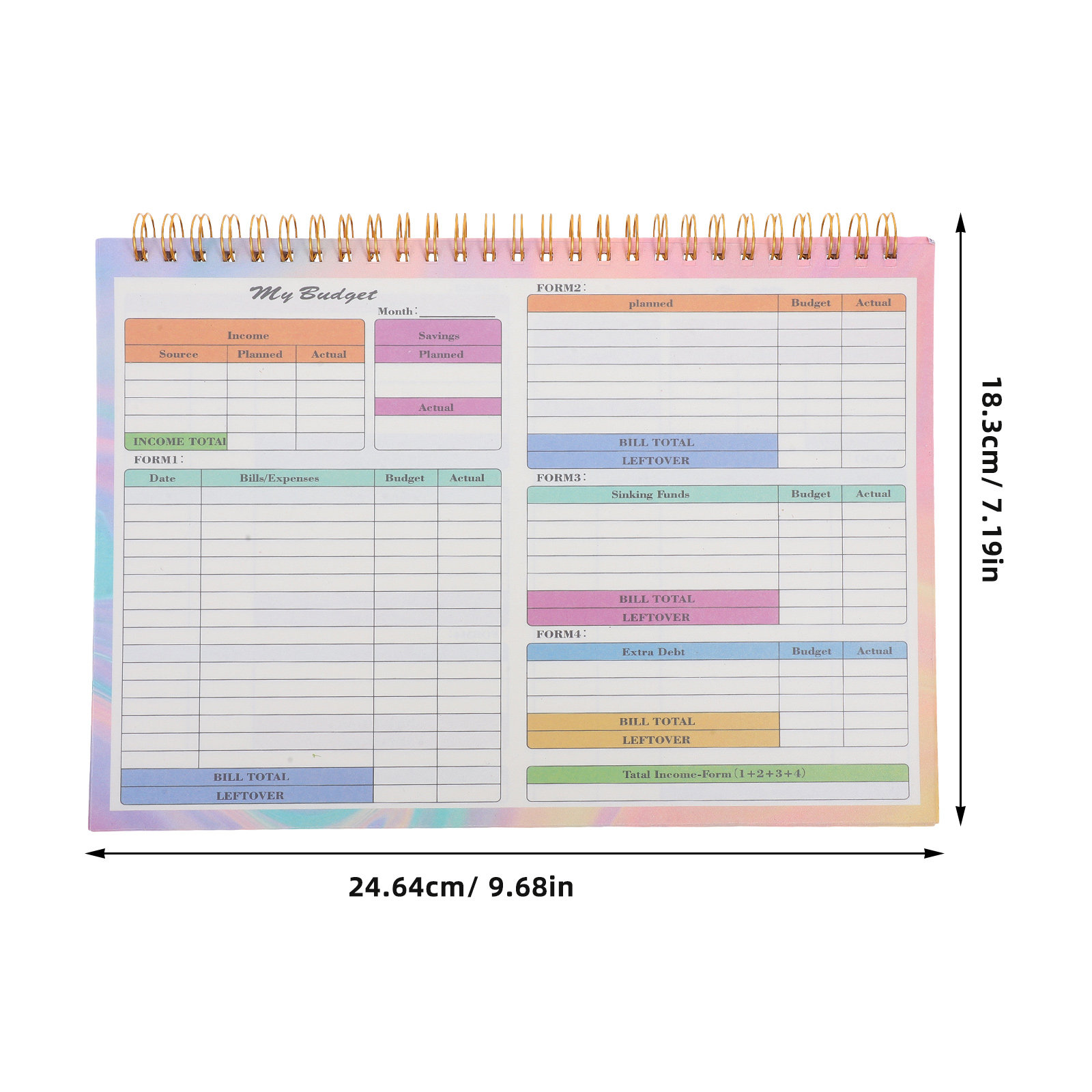 B5 Accounting Ledger Book Dail - Planner Weekly Budget ulasan dan harga