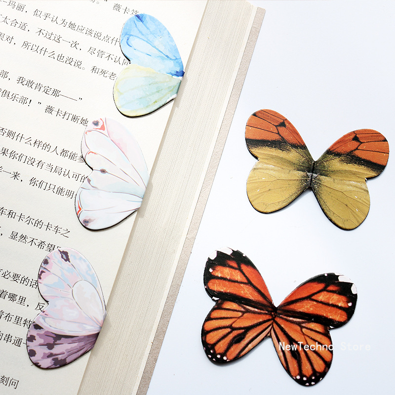 4pcs/Set Cartoon Butterfly Mag - Paperclip Magnetic Set ulasan dan harga