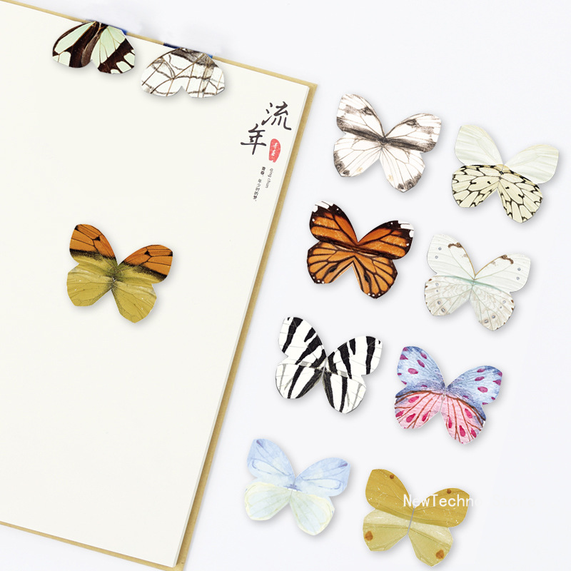 4pcs/Set Cartoon Butterfly Mag - Paperclip Magnetic Set ulasan dan harga