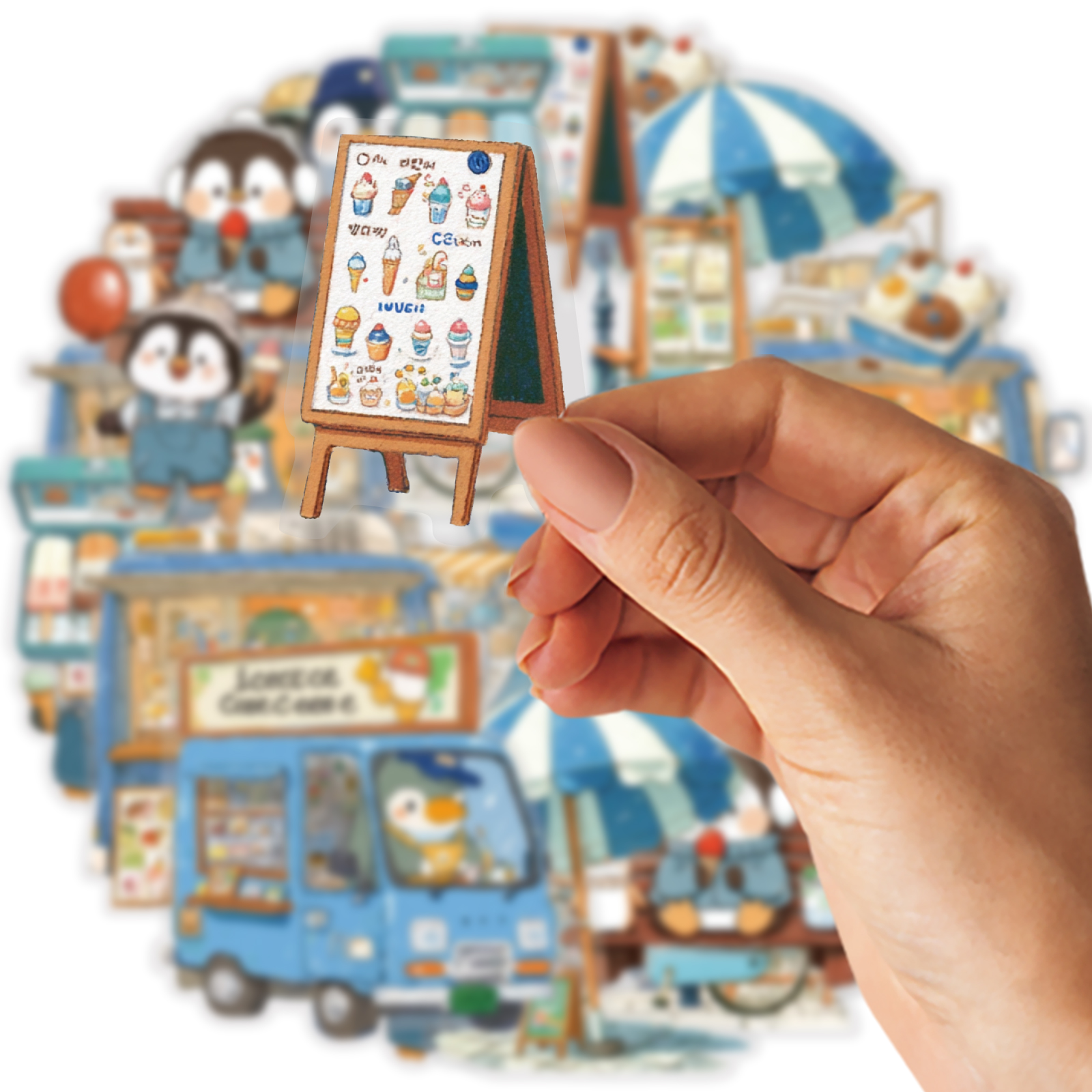 Etori Life 15Pcs Cute Penguin  - Stationery And Office Supply Stores ulasan dan harga