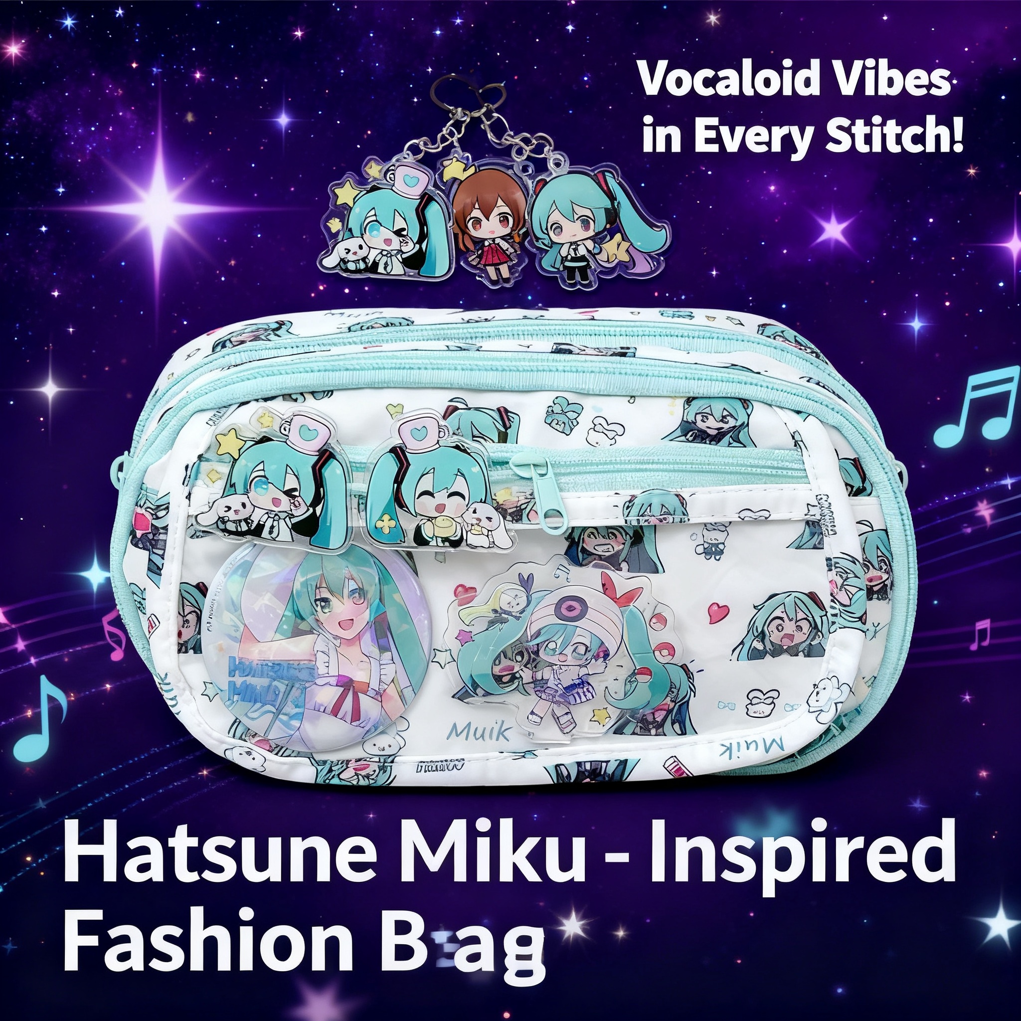Hatsune Miku Pain Bag Cute Lar - Pencil Case Large ulasan dan harga
