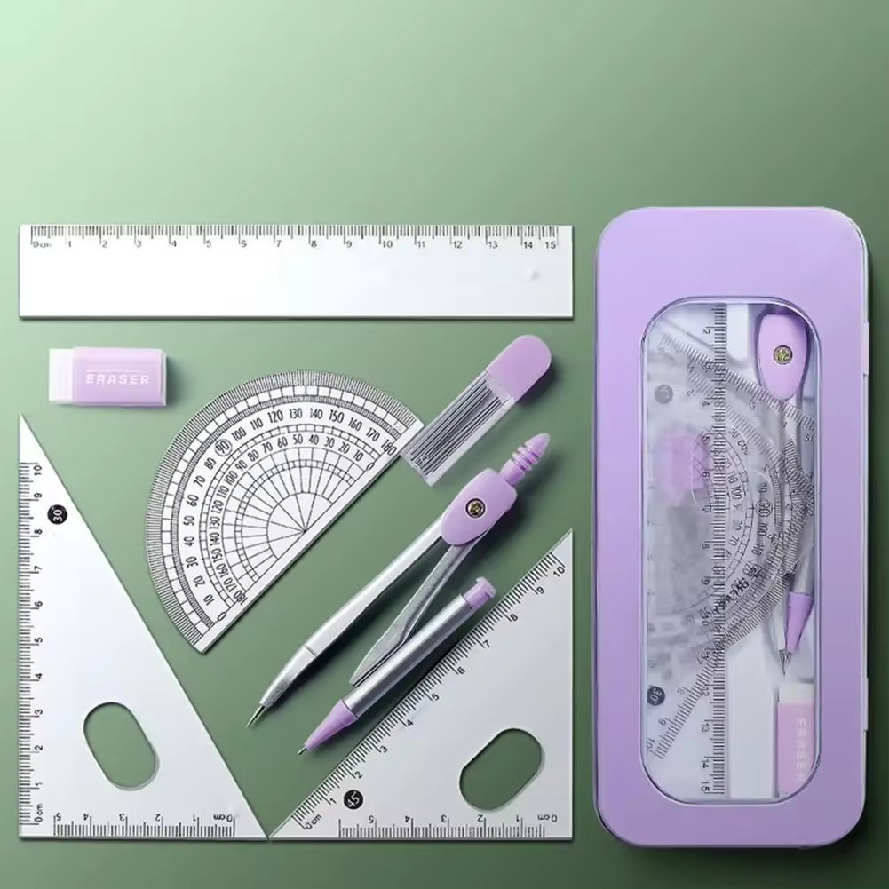 7-Piece Student Compass Protra - Compass Geometry Set ulasan dan harga