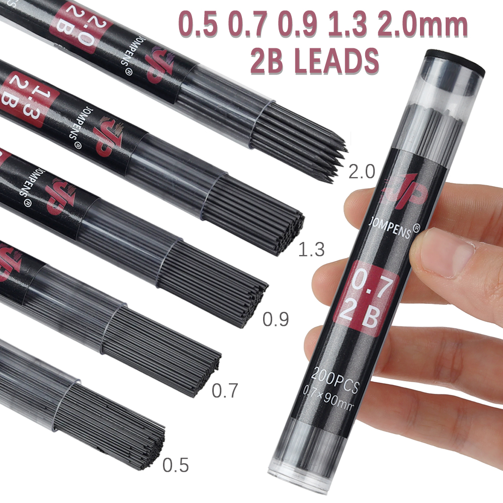 1box Large Capacity Round Tube - Mechanical Pencil Lead ulasan dan harga