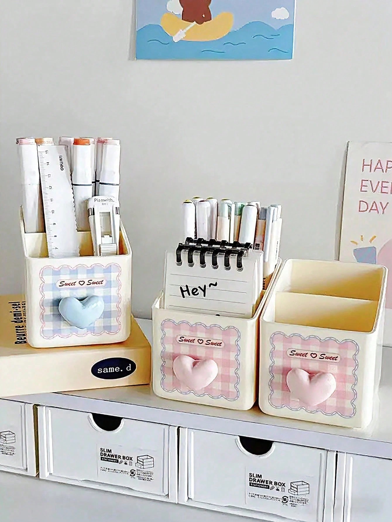 1pc Desktop Stationery Storage - Stationery And Office Supply Stores ulasan dan harga
