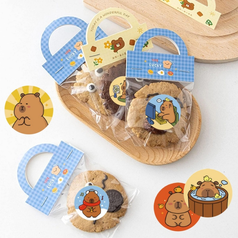 500pcs/pack Capybara Stickers  - Label Printer Tape ulasan dan harga