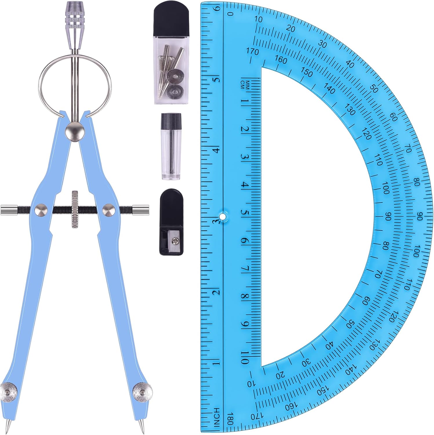 Professional Compass & Protrac - Compass Geometry Set ulasan dan harga